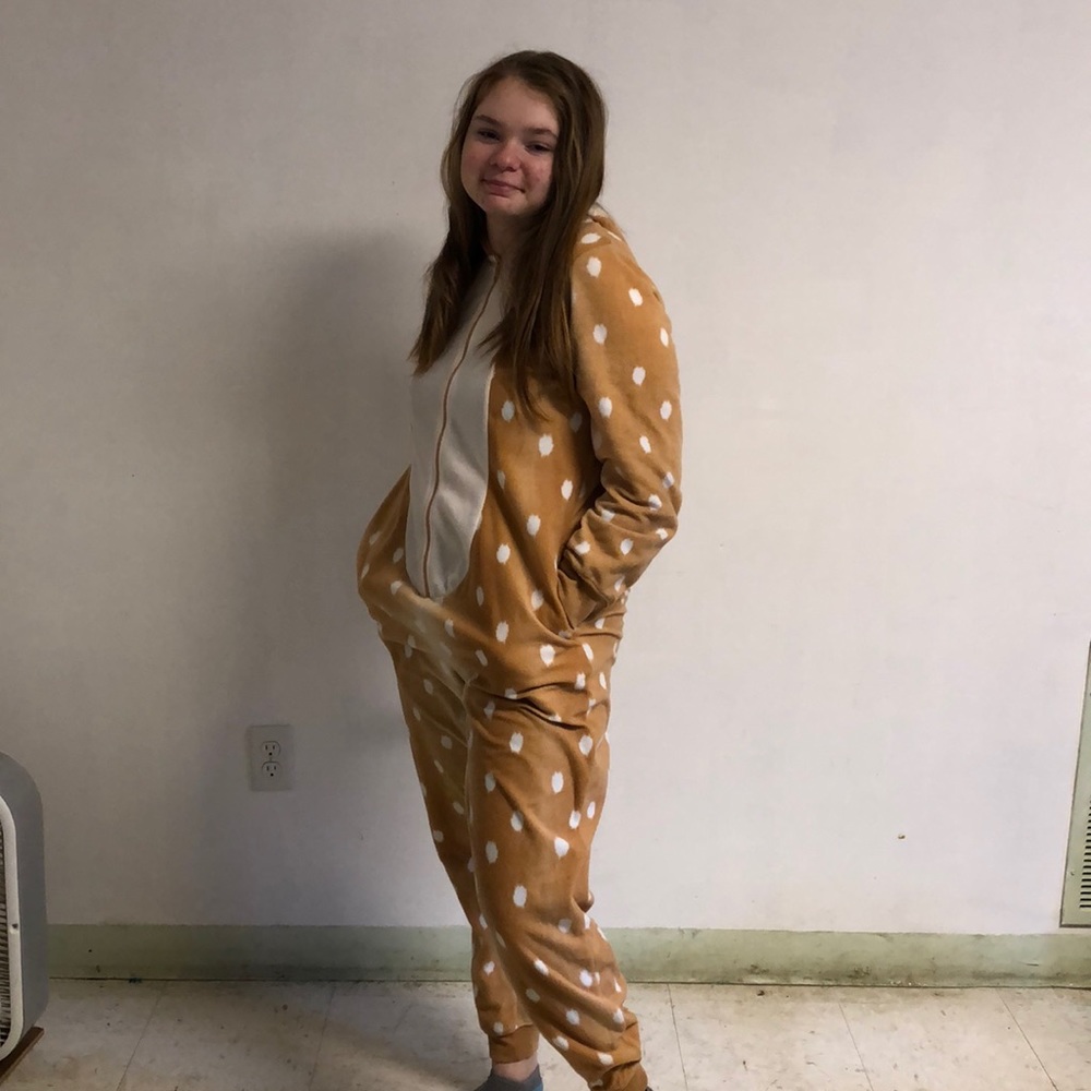 A super cute deer onesie!